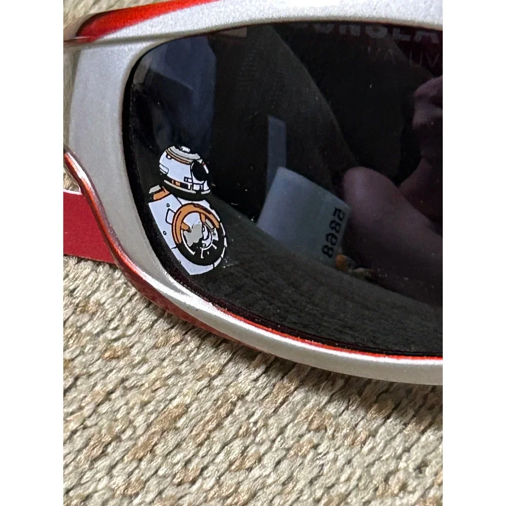 Star Wars Kids Sunglasses Silver Red BB-8 Droid The Force Awakens UV Protection